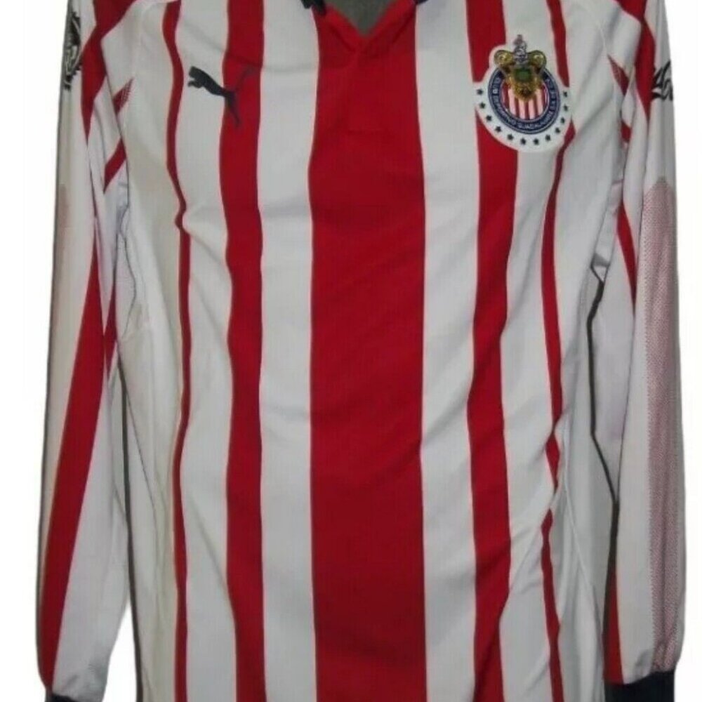 Official Puma Chivas Home Shirt Long Sleeve / Larga Manga Jersey 2018/2019 (Auth - Picture 3 of 3